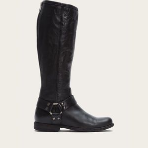 Frye PHILLIP HARNESS TALL WIDE CALF